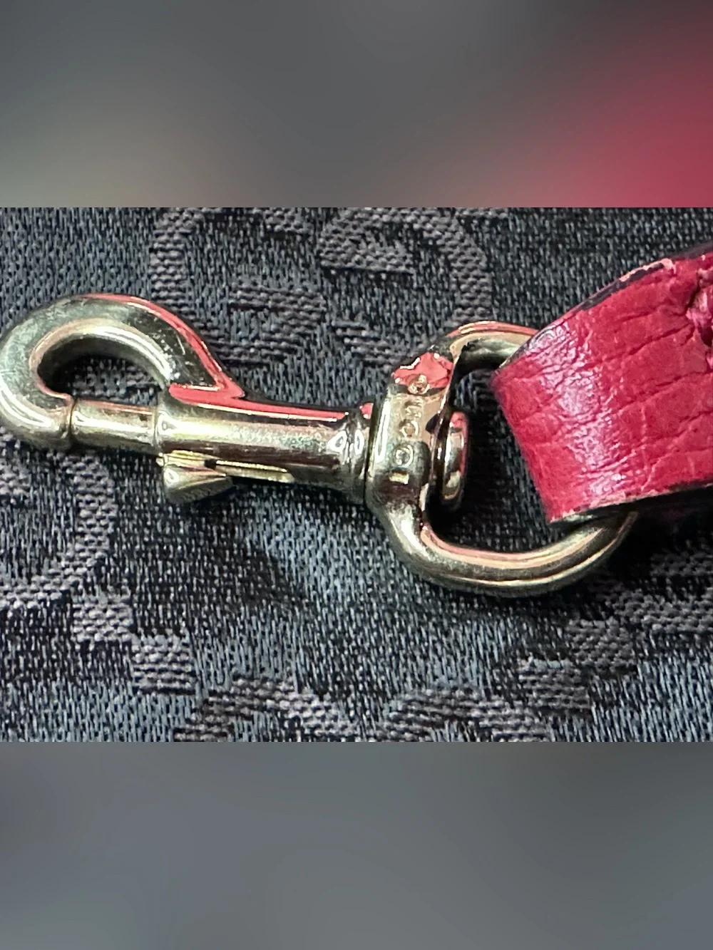 Gucci Leather GG Charm Dome 2Way Pre-Owned